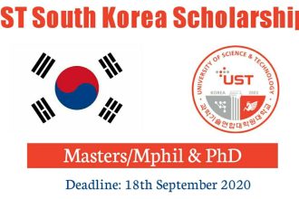 UST South Korea Scholarships 2021 at University of South Korea| Fully Funded