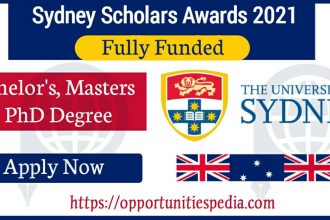 Sydney Scholars Awards 2021 - Fully Funded in Australia
