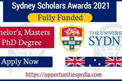 Sydney Scholars Awards 2021 - Fully Funded in Australia