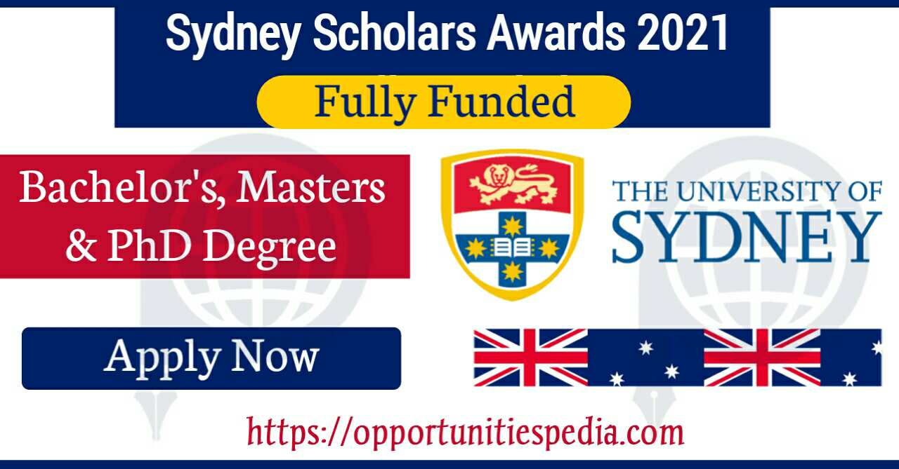 Sydney Scholars Awards 2021 - Fully Funded in Australia
