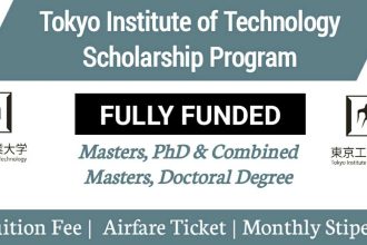 Tokyo Institute of Technology Scholarship 2021 Japan - Fully Funded Masters & PhD Degree