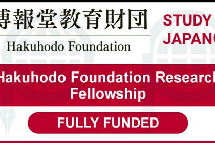 Hakuhodo Foundation Research Fellowship 2021 In Japan - Fully Funded