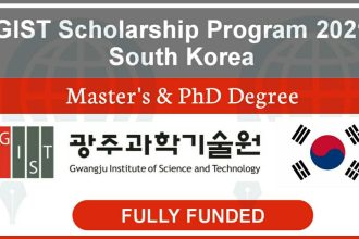 GIST Scholarships 2021 Fully Funded - Study in South Korea