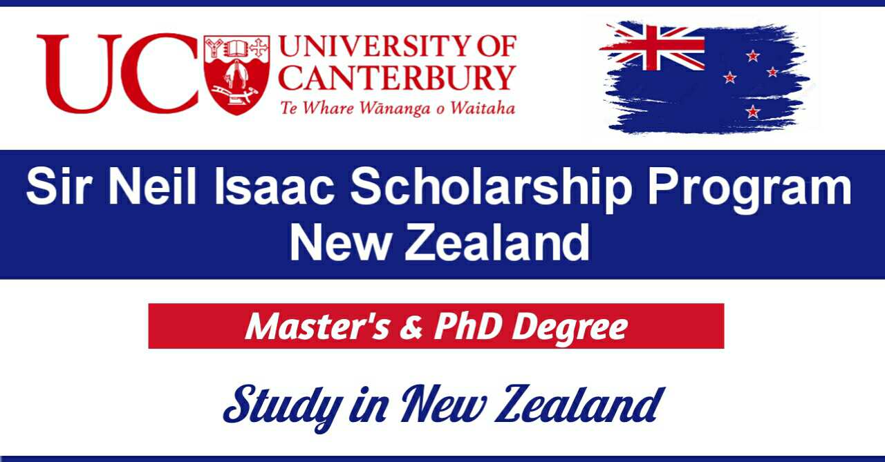 Sir Neil Isaac Scholarship 2021 at University of Canterbury - Study in New Zealand