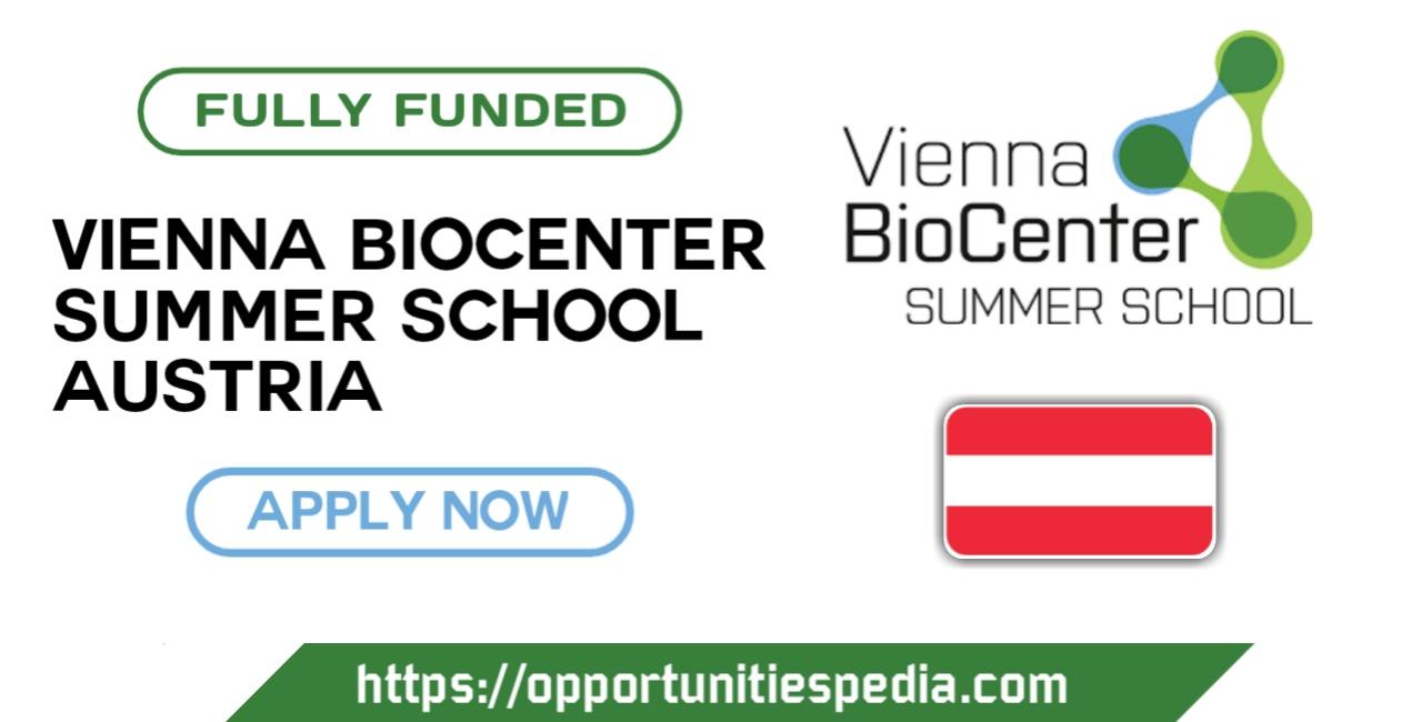 Vienna Biocenter Summer School 2025 in Austria (Fully Funded)
