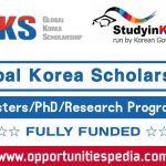 Global Korea Scholarship 2025 (Fully Funded)