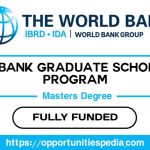 World Bank Graduate Scholarship 2025 (Fully Funded)