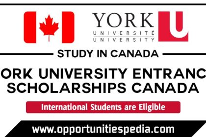 York University Scholarships 2025-2026 (Study in Canada)