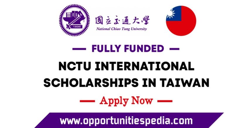 NCTU International Scholarships 2023-24 in Taiwan (Fully Funded)