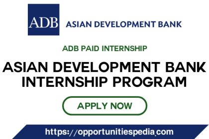Asian Development Bank Internships 2026 (ADB Paid Internship)