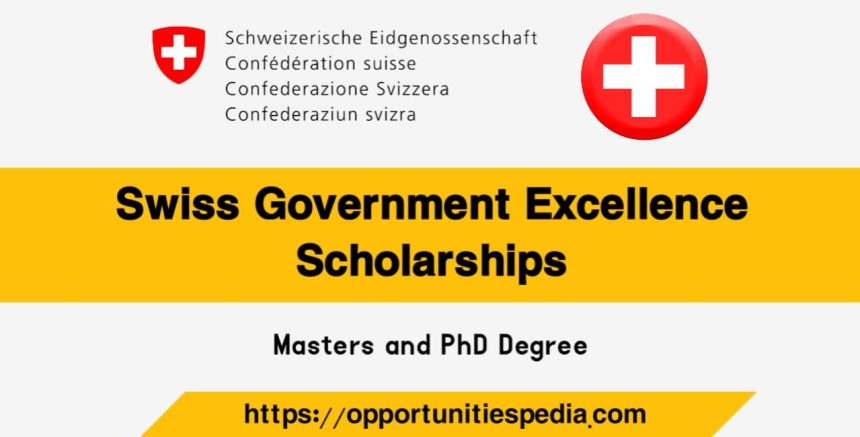 Swiss Government Excellence Scholarships 2026-2027