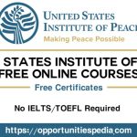 USIP Free Online Courses 2024 (Free Certificates)