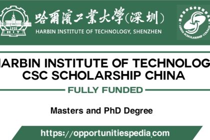 Harbin Institute of Technology CSC Scholarship 2025 in China (Fully Funded)