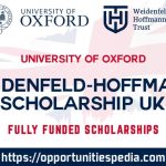 Weidenfeld Hoffmann Scholarships 2026 in the UK (Fully Funded)