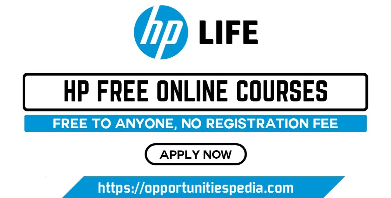 HP Free Online Courses 2025 (HP Life Free Certificates)