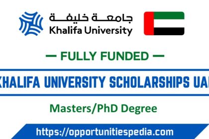 Khalifa University Scholarships 2025 in UAE (Fully Funded)