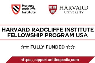 Harvard Radcliffe Institute Fellowship in USA 2026 (Fully Funded)