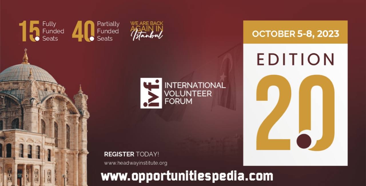 International Volunteer Forum in Turkey 2023 (Fully Funded)