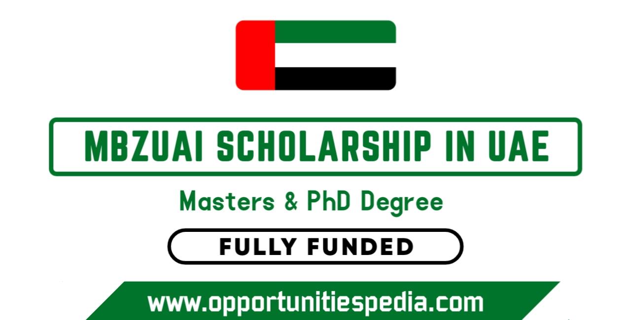 MBZUAI Scholarships in UAE 2026 (Fully Funded)
