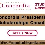 Concordia University Presidential Scholarships 2023 in Canada