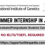 NIG Summer Internship 2025 in Japan (Fully Funded)
