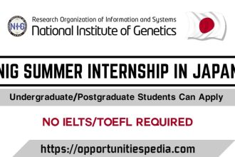 NIG Summer Internship 2025 in Japan (Fully Funded)