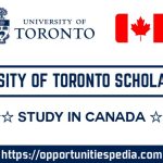 University of Toronto Scholarships 2025-2026 (Study in Canada)