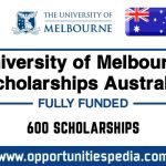 Melbourne Graduate Scholarships 2025-2026 in Australia (Fully Funded)
