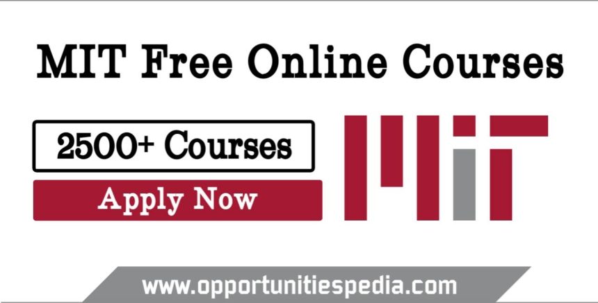 MIT Free Online Courses 2025