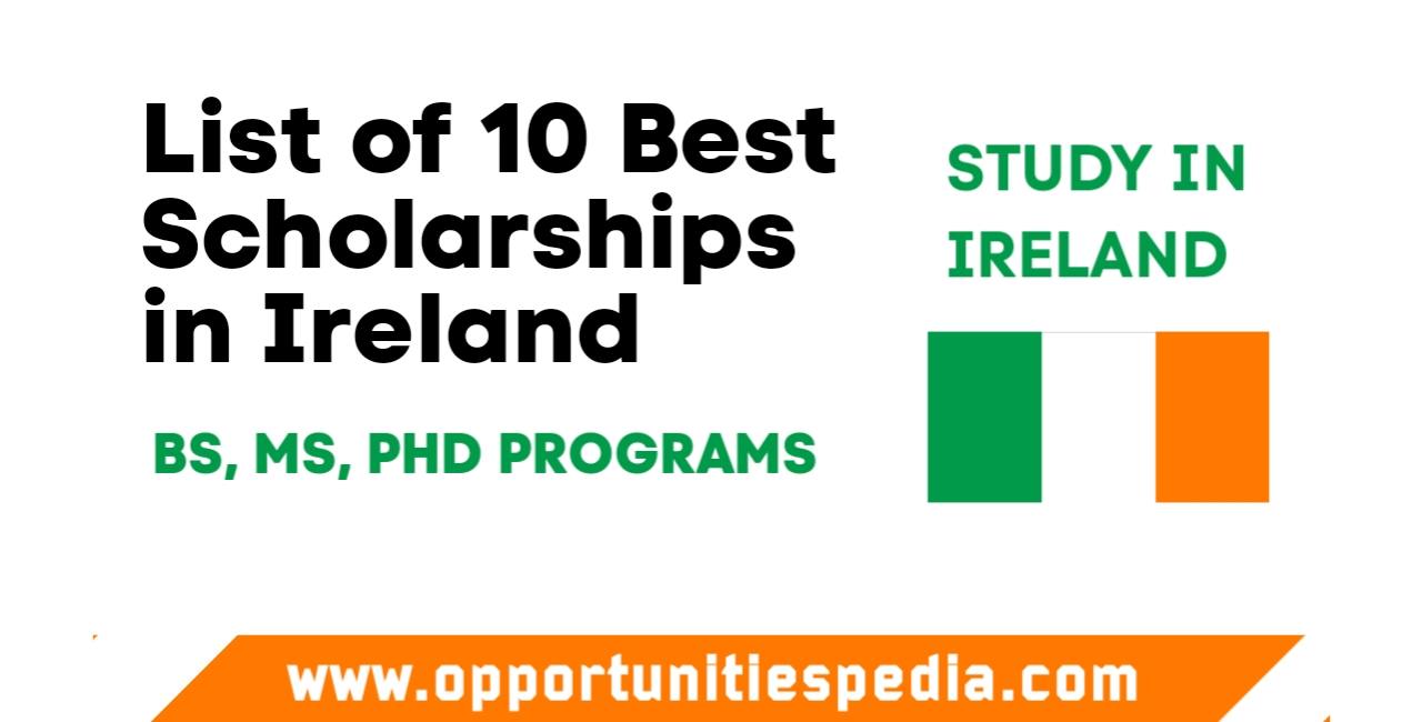 10 Best Scholarships 2025-2026 in Ireland for International Students