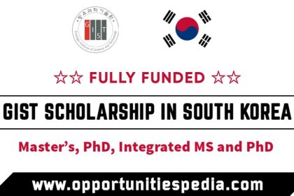 GIST Scholarships in South Korea 2026 (Fully Funded)