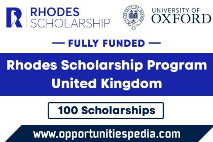 Rhodes Scholarship Program 2026 in UK (Fully Funded)
