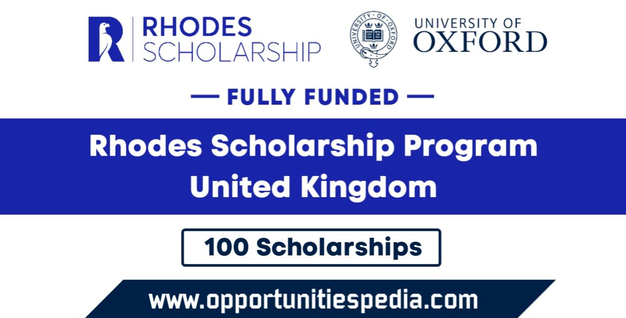 Rhodes Scholarship Program 2026 in UK (Fully Funded)