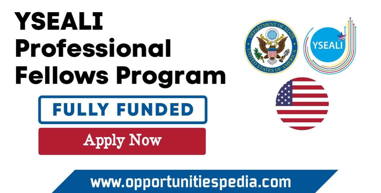 YSEALI Professional Fellows Program 2025 in the USA (Fully Funded)