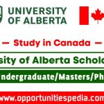 University of Alberta Scholarships 2025 (Study in Canada)