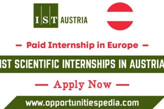 IST Scientific Internships in Austria 2025 (Paid Internships in Europe)