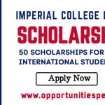 President’s PhD Scholarships 2026 at Imperial College London