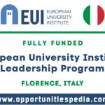 European University Institute Leadership Program 2025 in Italy (Fully Funded)