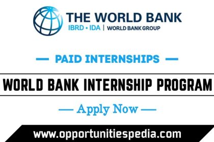 World Bank Internship Program 2025 (Apply Now)
