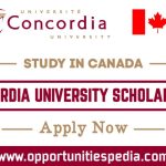 Concordia University Scholarships 2025-2026 | Study in Canada