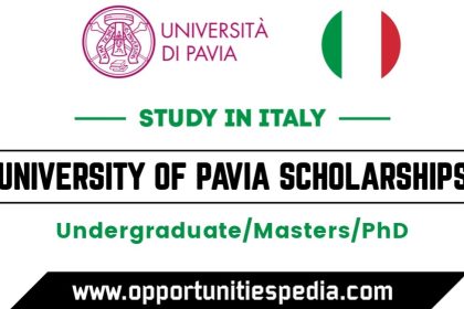 University of Pavia Scholarships 2025-2026 In Italy