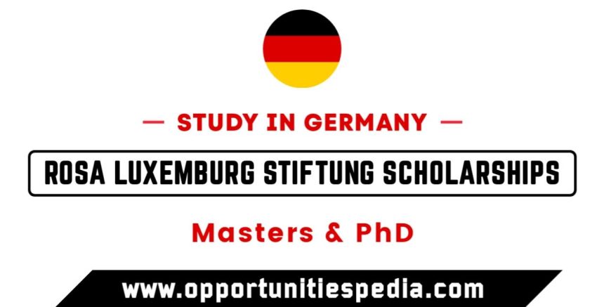 Rosa Luxemburg Stiftung Scholarships 2025-2026 in Germany