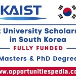 KAIST University Scholarships 2026 in South Korea (Fully Funded)