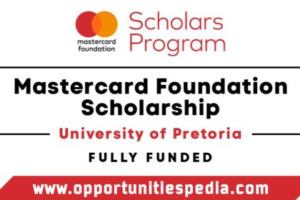 Mastercard Foundation Scholarship at University of Pretoria (Fully Funded)