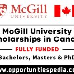 University Of McGill Scholarships 2026 in Canada (Fully Funded)