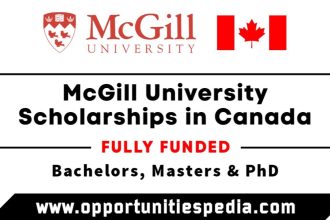University Of McGill Scholarships 2026 in Canada (Fully Funded)