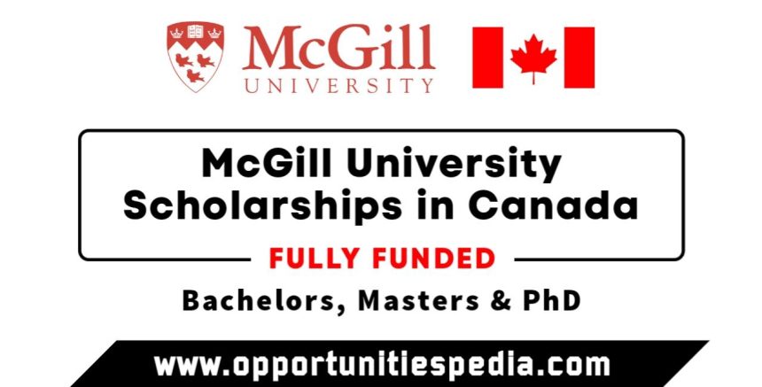 University Of McGill Scholarships 2026 in Canada (Fully Funded)