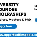 University Of Dundee Scholarships 2025 in Scotland