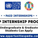 UNDP Internship Program 2025 (Funded)