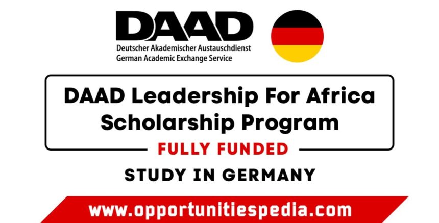 DAAD Leadership for Africa Scholarship Programme 2025 (Study in Germany)